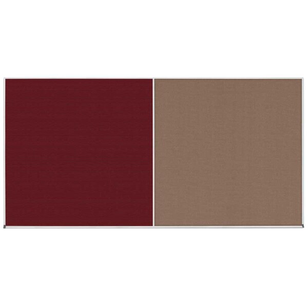 Enclosed Corkboard, 1 Door, 48"x36", 4" Fra